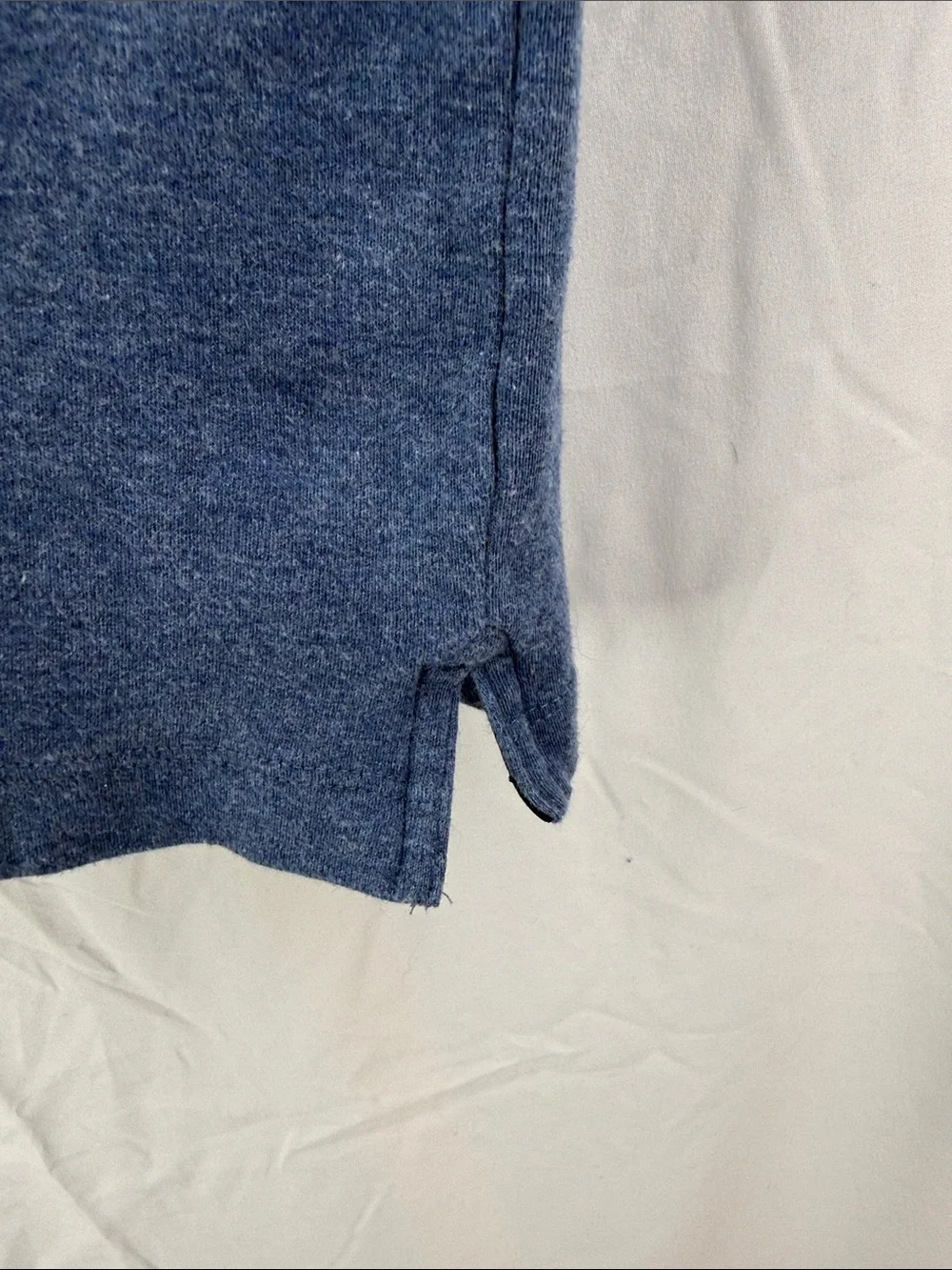 Banana Republic Men’s Size Medium Heathered Blue Short Sleeve Polo Shirt